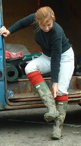 takes off her dirty wellies 14756-takes-off-her-dirty-wellies.jpg