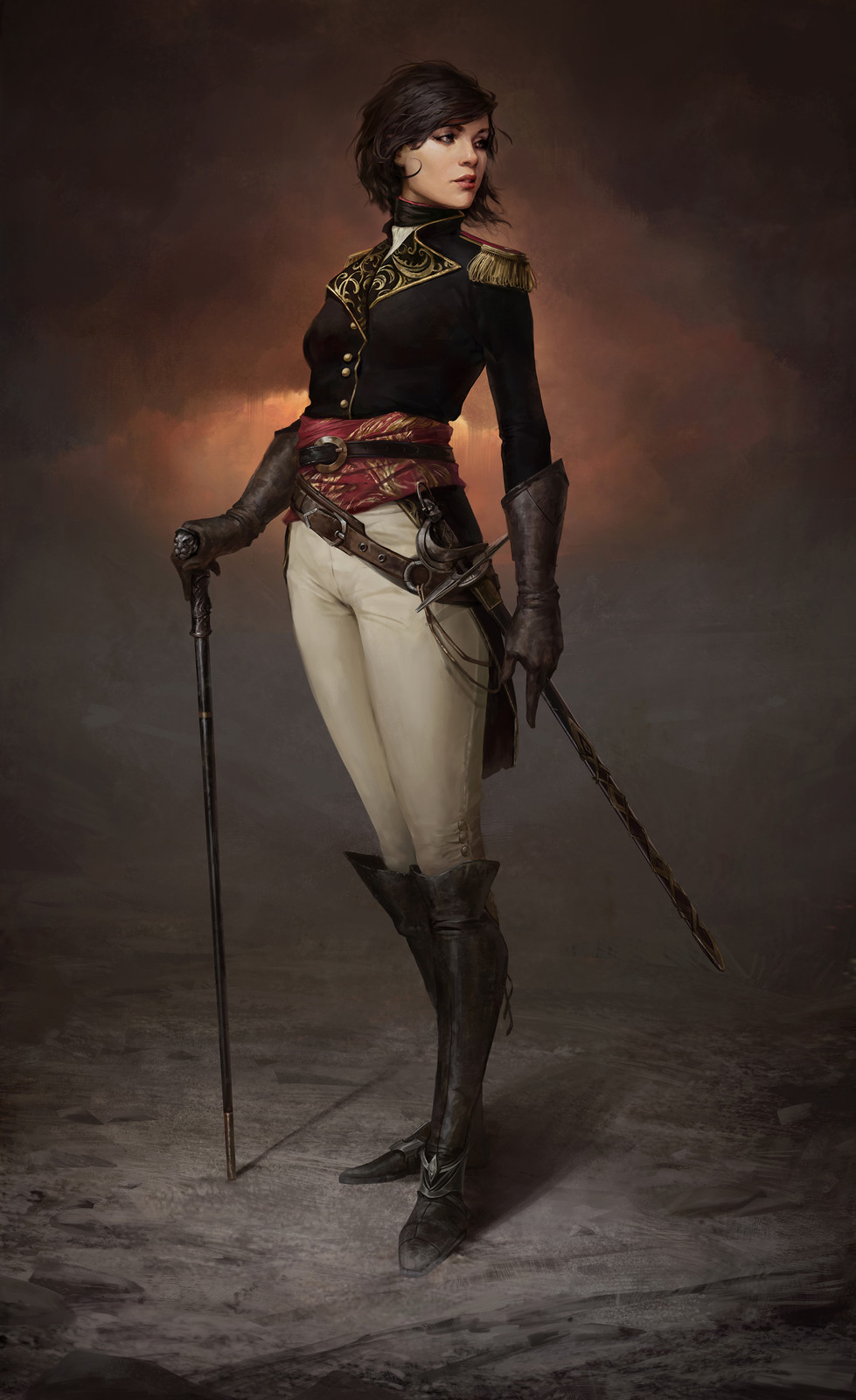 Fine Art - Female Cavalry Officer 24874-fine-art---female-cavalry-officer.jpg